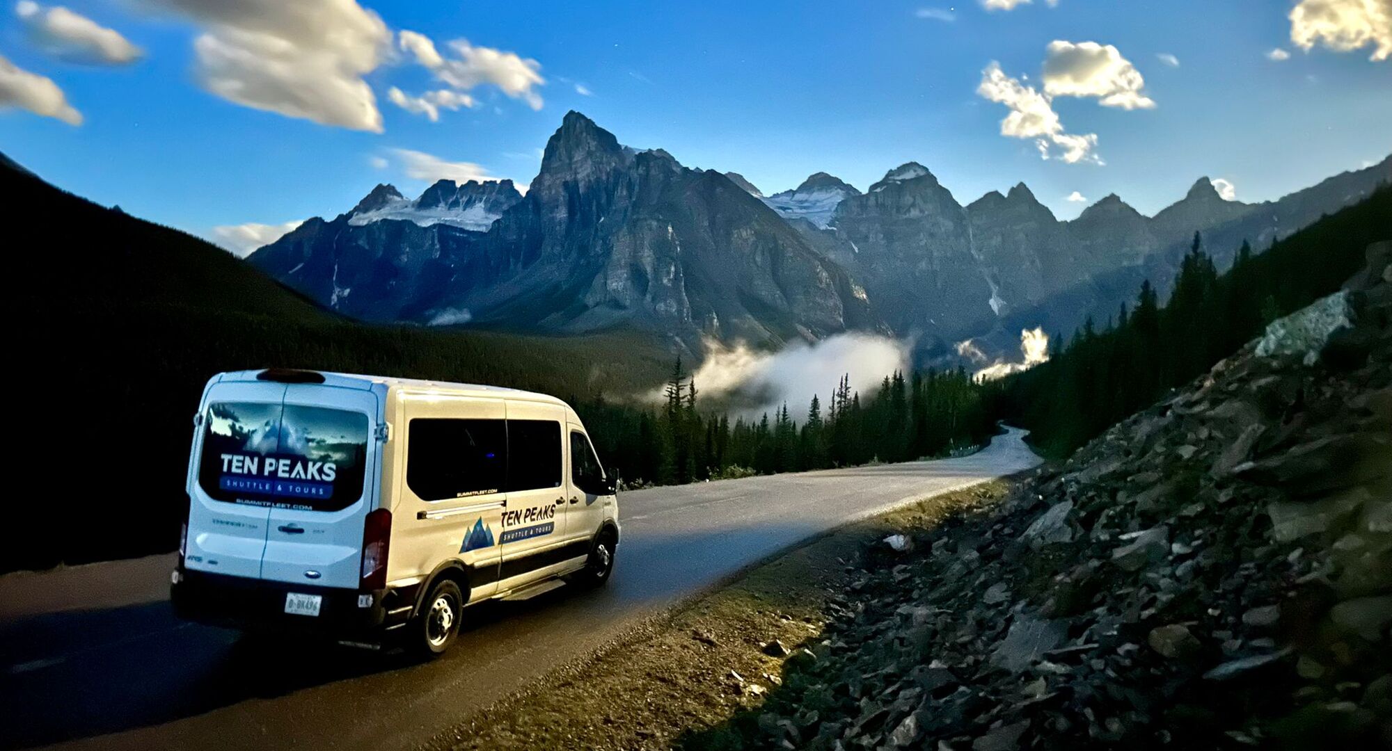 Morning at Valley of Ten Peaks